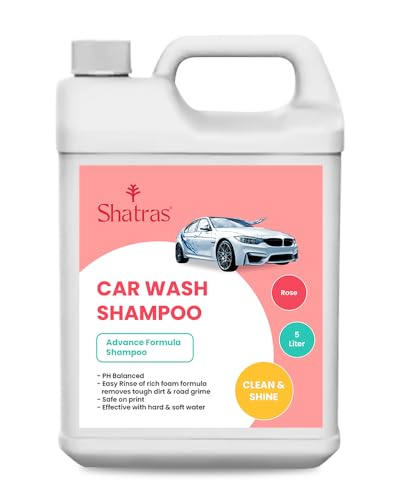 Shatras 5 Litre Foam Car Wash Shampoo Concentrate pH Neutra