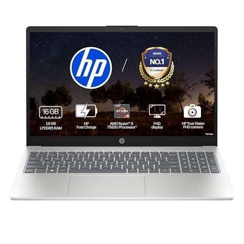HP 15, Ryzen 5 16GB DDR4, 512GB SSD, FHD, Anti-Glare, Micro-Edge, 15.6''/39.6cm, Win11