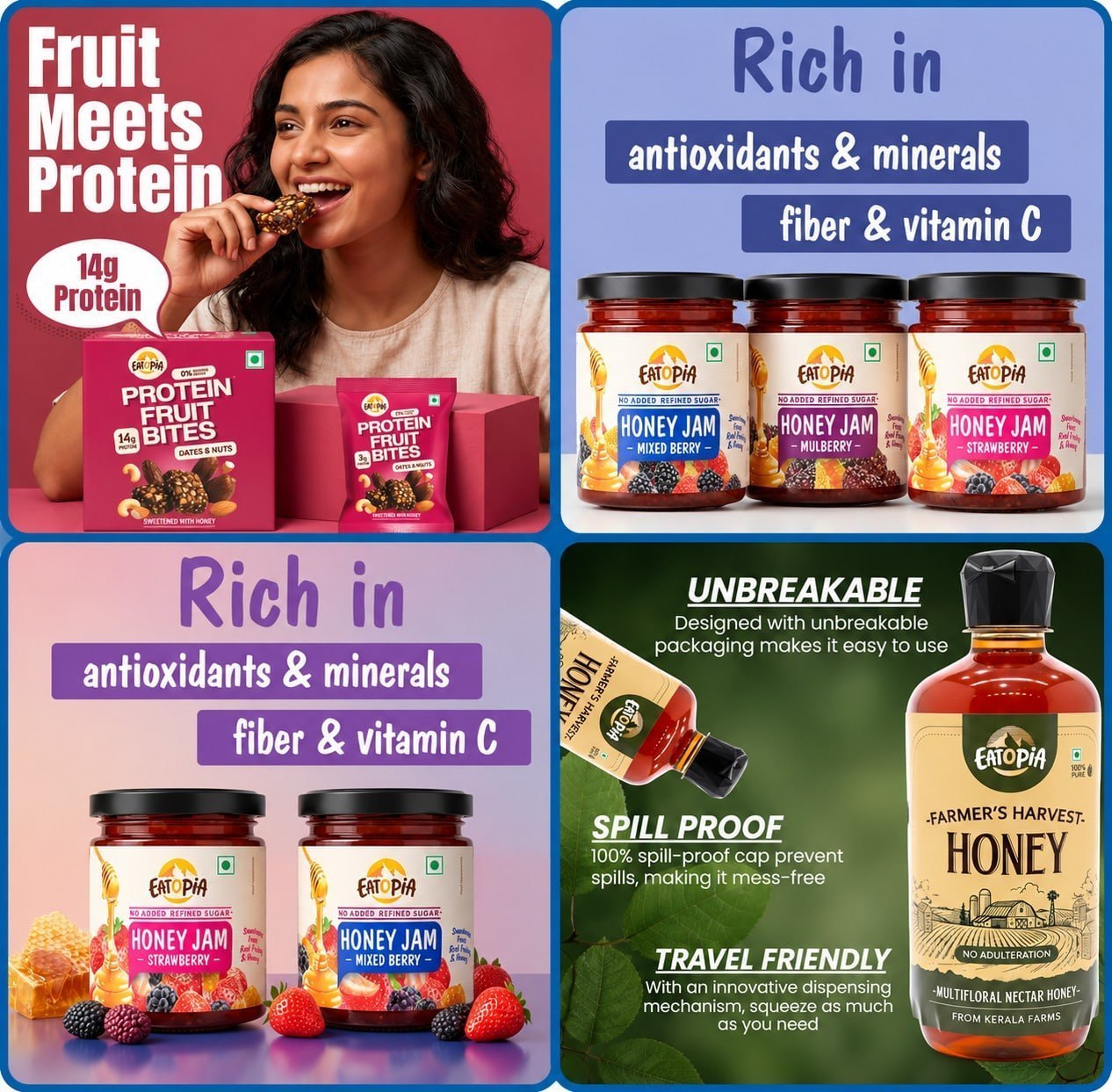 Pack of 2 Jam (480g Each)