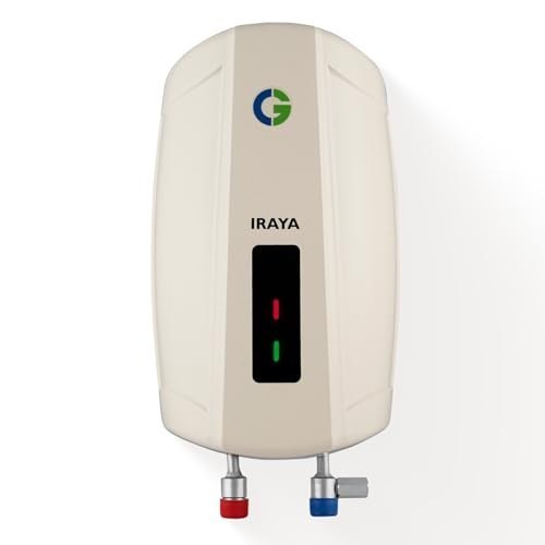 CG-IWHIRAYA03LX Iraya 5.9L | Instant Water Heater (Geyser) | SS 304 Grade Tank | Power-Packed Fast Heating | Rust-Proof Body | 100% Copper Element | 2 Yr Product & 5 Yr Tank Warranty