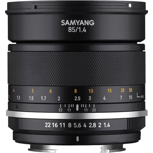 Samyang MF 85mm F1.4 Mk2 Lens for FUJIFILM X (22995), Black