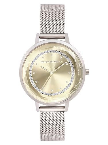 French Connection Champagnes Dial Analog Watch for Women -FCC02SM