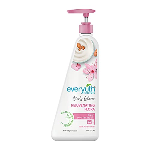 Everyuth Naturals Rejuvenating Flora Body Lotion | 24Hr Hydr