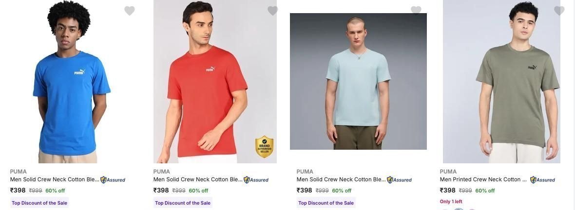 Puma T-Shirt Starts - 398