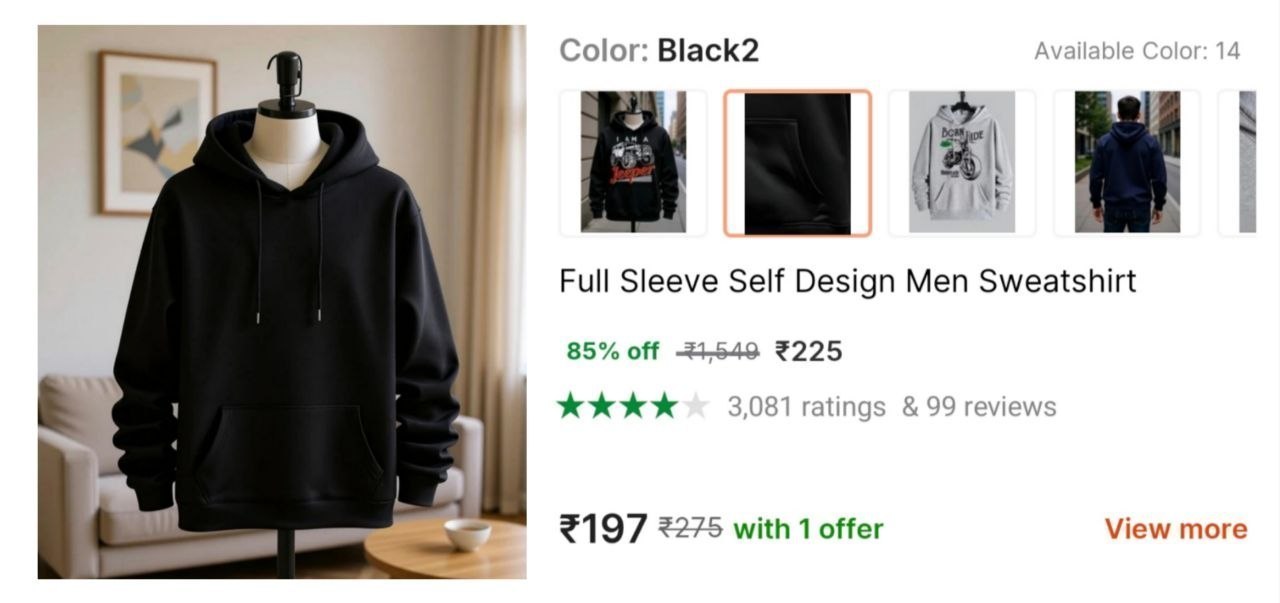 Self Design Sweatshirt