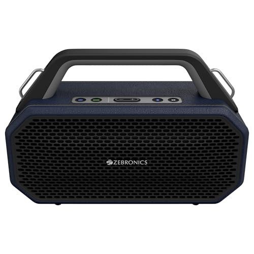 ZEBRONICS Prima, Portable Bluetooth Speaker, 90 Watts, Upto 9 Hours Playback