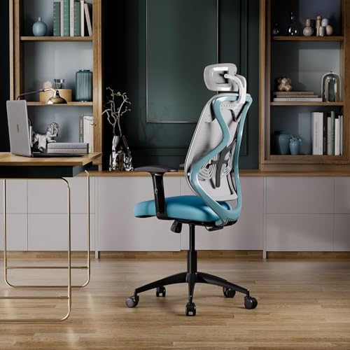 Wakefit Gravita Ergonomic Office Chair for Work | 3 Year Warranty | Single Lock and Recline | Soft Armrest with 3 Dimension