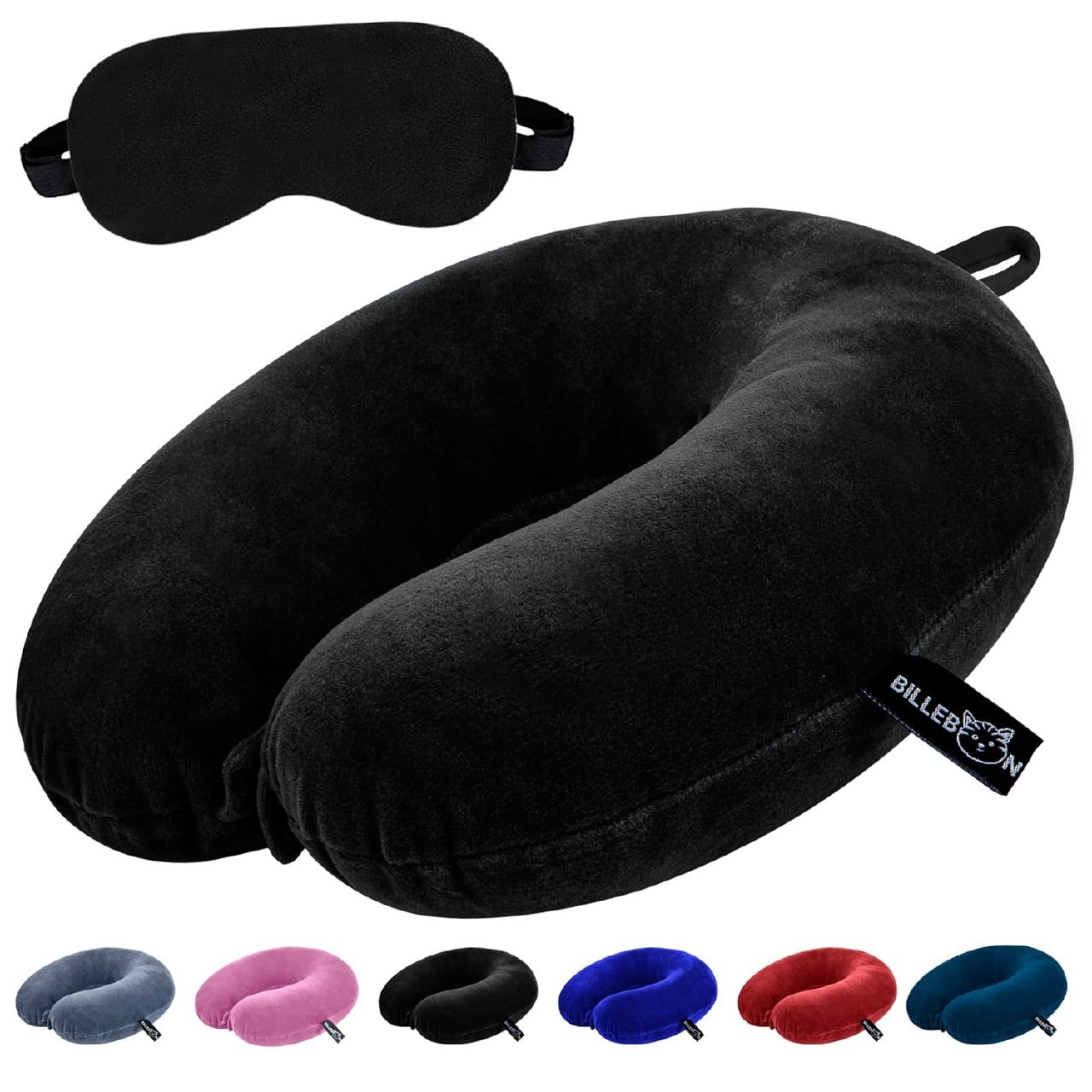 Billebon Premium Neck Pillow for Travelling Airplane Travel Pillow Comfortable Head Rest