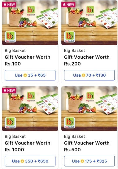 Flipkart- Bigbasket gv 35% off yesterday it was 18% off
