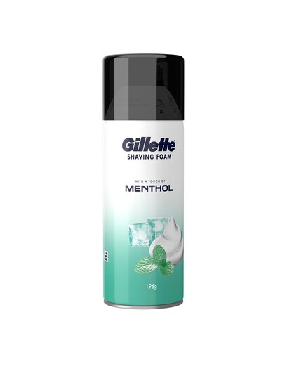 Buy Gillette Classic Menthol Pre Shave Foam 196 G -