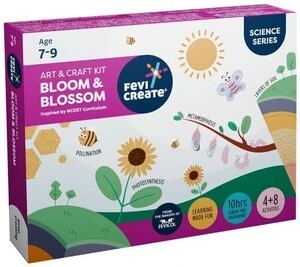 Fevicreate Science DIY Kit-Bloom & Blossom|Ages 7-9 |Perfect Gift for Creativity & Learning