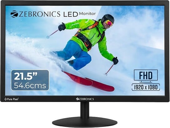 Zebronics 21.5” (54.6cm) LED Monitor