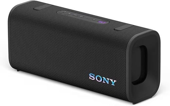 Sony ULT Field 3 Bluetooth Speaker, 48W Massive Bass, 24Hr Battery, IP67 Water/Dust/Shock/Rustproof, Hands-Free Calling, Quick Charge, Strap-Black