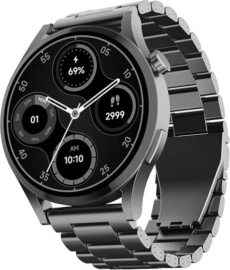 boAt Lunar Embrace w/Vibrant 1.51" (3.8 cm) AMOLED Display,Premium Metal Design, Functional Crown, 100+ Sports Mode