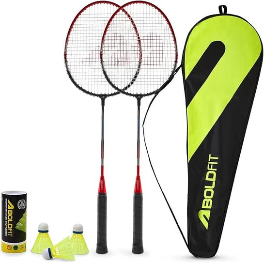 Boldfit Badminton Rackets Aluminium Badminton Racket with Full Cover Bag