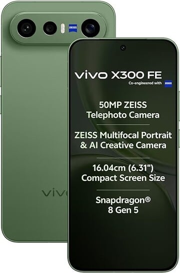 vivo X300 FE 5G (Urban Olive, 12GB RAM, 256GB Storage)