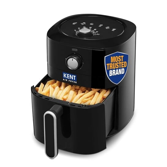 Click to enlarge Kent Classic Hot Air Fryer 4L 1300 W | 80% Less Oil | Instant Electric Air Fryer