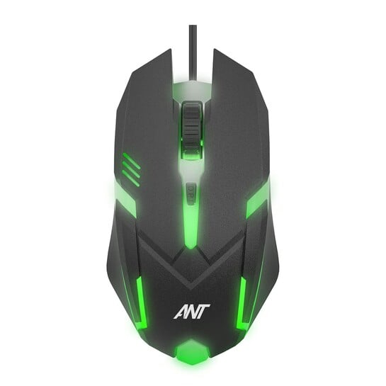 Ant GM46 Wired Optical Gaming Mouse | 2400 DPI Sensor | 4 Durable Buttons