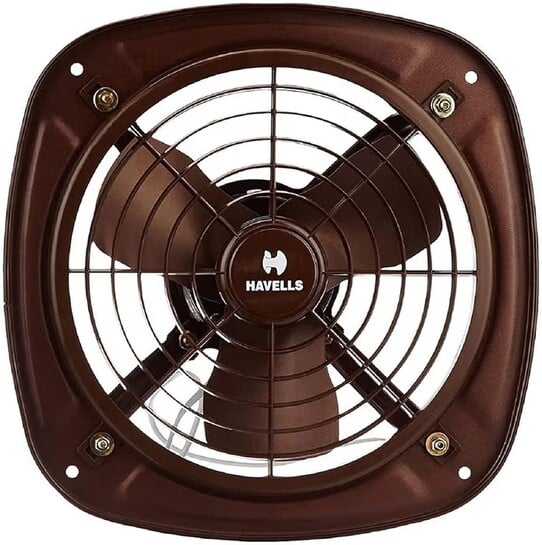 Click to enlarge Havells Ventil Air DSP 230mm Exhaust Fan | Strong Air Suction | (Pack of 1, Choco Brown)