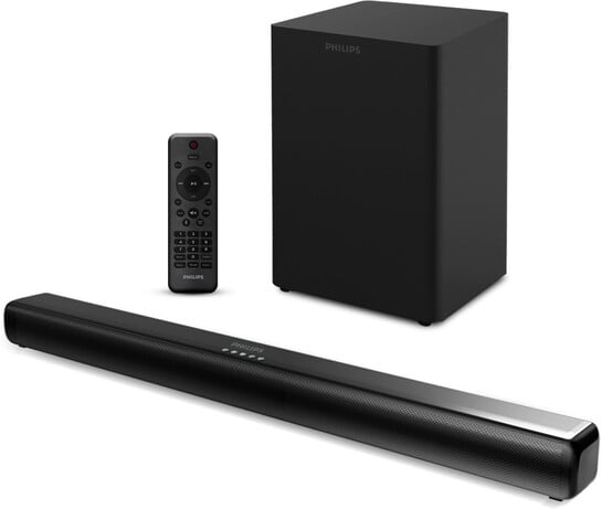 PHILIPS TAB4230/94 Dolby Digital 300 W Bluetooth Soundbar (Black, 2.1 Channel)