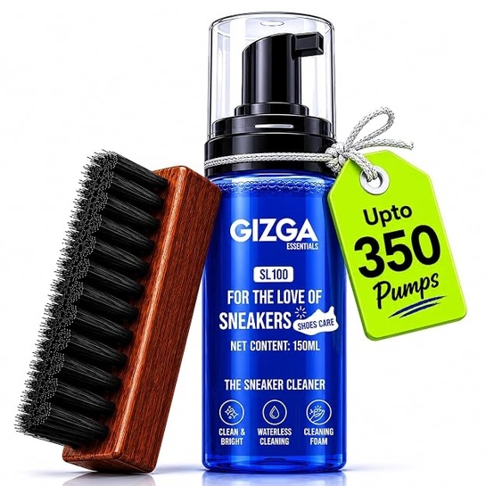 GIZGA Essentials 2-in-1 Shoe Cleaning Kit @ ₹169 Only | 37% Coupon | First Few Customers!