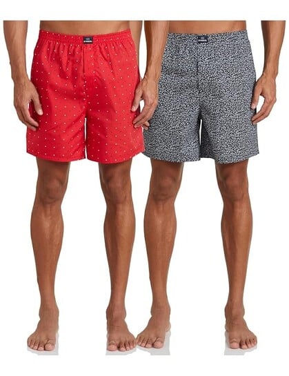 Click to enlarge Soft Pure Cotton, Elasticated Waistband, Button Fly & Functional Back Pocket!