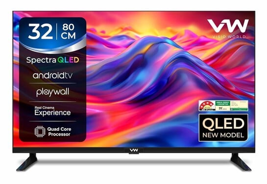 W(32 inches) Smartchoice Spectra Series HD Ready Smart QLED Android TV