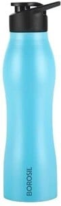 BOROSIL 950ml Grip Go Steel Water Bottle, Single Wall, Leakproof,...more