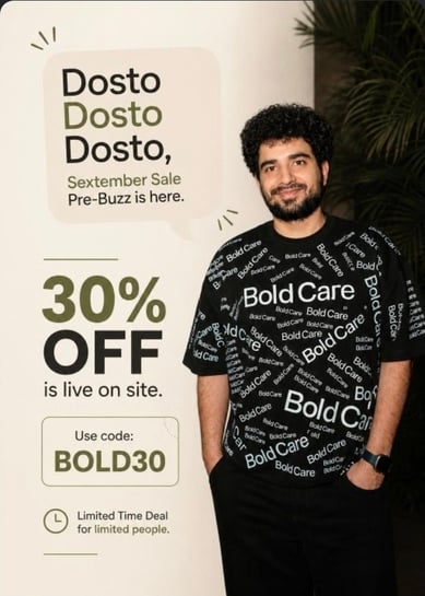 Boldcare September Sextember sale