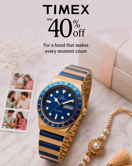 Timex Rakhi Sale - Min 40% Off