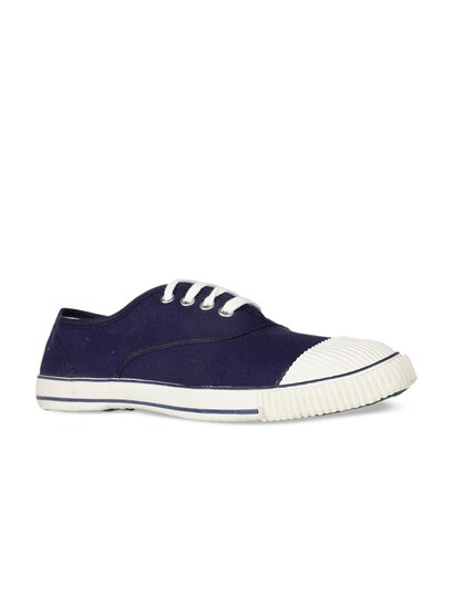Bata Lightweight Textile Upper Sneakers with Cushioned Comfort Sole