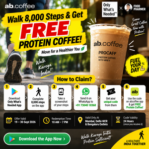 abCoffee : Walk 8,000 Steps & Get FREE Protein Coffee
