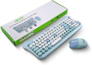 Acer cuteo Combo Set (White, Blue)