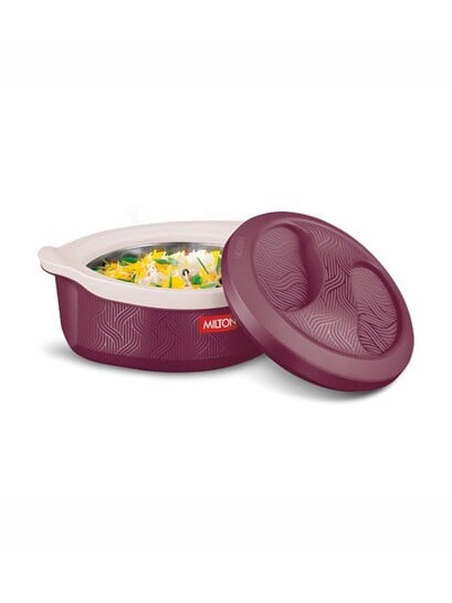 Buy Milton Evoke 1000 PU Maroon Insulated Inner Stainless Steel Casserole 850 Ml - Casserole for Unisex 32074281 | Myntra