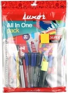 LUXOR All In One Pack Office Set (Multicolor Color)