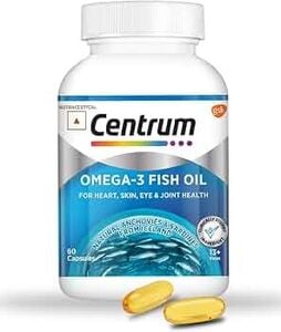 Amazon | Centrum Omega 3 Fish Oil at 578 | Free Shipping