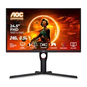 AOC 25G3ZM/BK 24.5" FHD Gaming Monitor | 240Hz | 1ms | FreeSync Premium