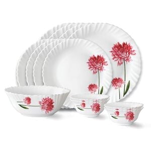 [Apply 45% Coupon] Larah by Borosil Belle 13-Pcs Opalware Dinner Set