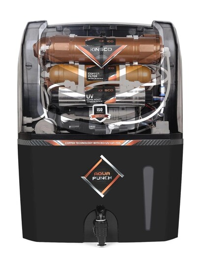 Kinsco Aqua Punch 15 L RO + UV + UF + Copper + TDS Control Water ...more