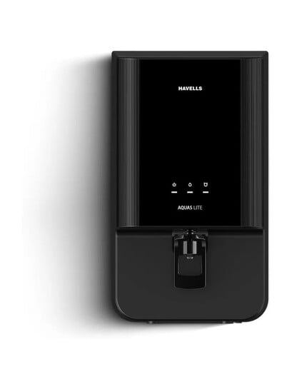 Click to enlarge Havells Aquas Lite Compact Wall-Mounted Municipal Water Purifier (Black)