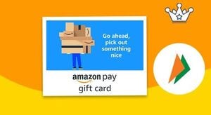 AMAZON GIFT CARD -FLAT 150 BACK ON 10K