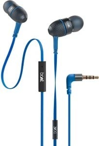 boAt Bassheads 220 Wired Earphones Wired Headset (Blue, In the Ea...more
