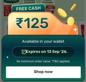 BigBasket : Credited ₹125 Balance ( User Specific)