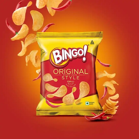 Zepto - Bingo! Original Style Chilli Sprinkled | Crispy & Enjoyable 1 pack (130 g)
