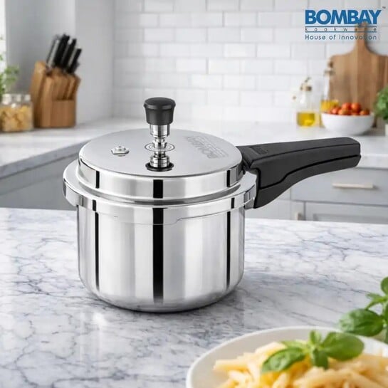 Zepto : Bombay Kookware Aluminum Pressure Cooker | 3 L