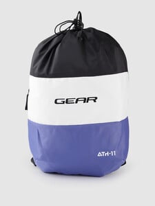 Buy Gear Unisex Black & White Colourblocked Brand Logo Print Backpack - Backpacks for Unisex 18317248 | Myntra