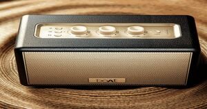 Check out boAt Stone Opus Bluetooth Speaker w/ mic, 80W Sound, 12Hr Playtime, v5.3(Midnight Black) on Instamart: