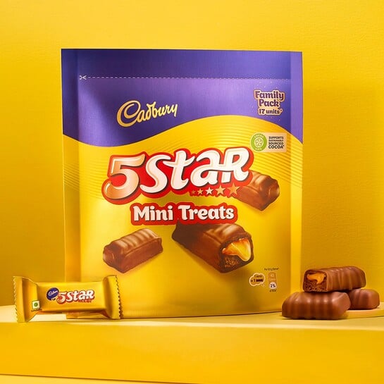 Zepto - Cadbury 5 Star Mini Treats Chocolate Pack