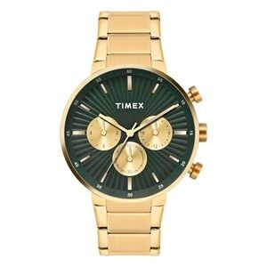 [Coupon + SBI CC ] TIMEX Green Round Dial Analog Men's Watch - TWEG28401