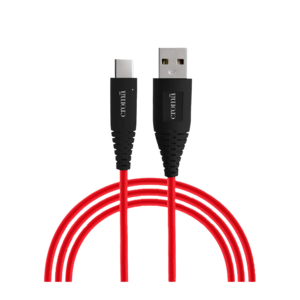Croma Type A to Type C 3.3 Feet (1M) Cable (Dash & Warp Protocols, Red)